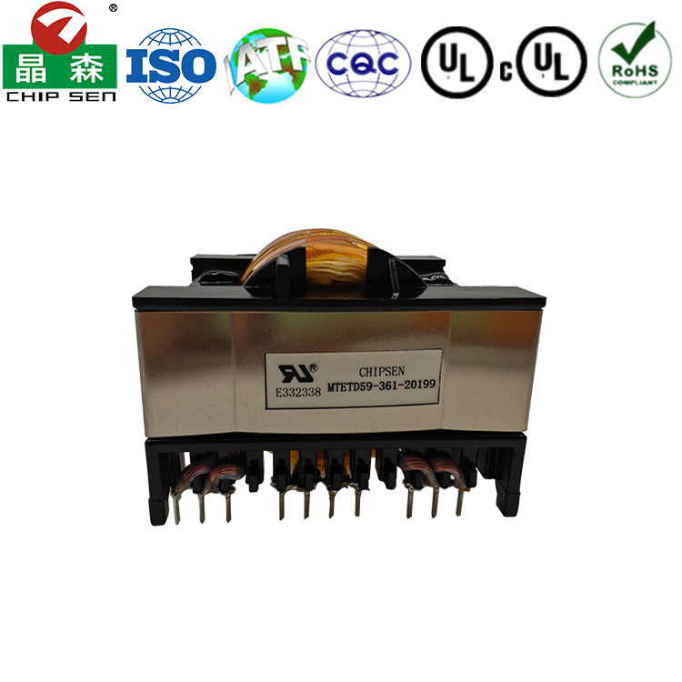 ETD59H 10+12pin立式高頻變壓器